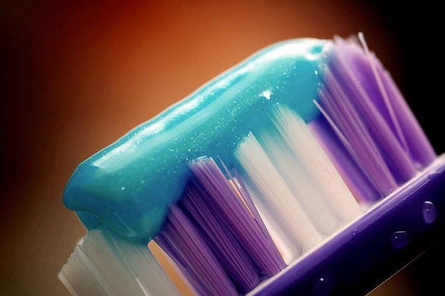 toothbrush with toothpaste Dental Care Center