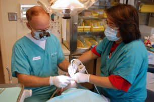 dentists working Dental Care Center